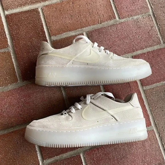 Nike‎ Air Force 1 Sage Low LX 'Phantom' Women's Shoes Size 10 AR5409-001 GUC - Picture 2 of 6